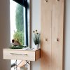 Garderobe Esche massiv