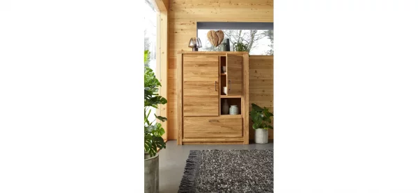 Highboard Farmingdale - Eiche massiv, natur geölt – Bild 3