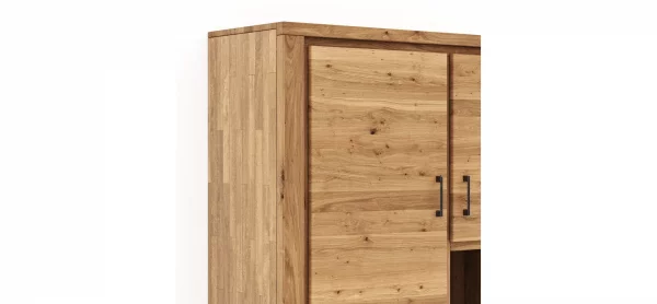 Highboard Farmingdale - Eiche massiv, natur geölt – Bild 6