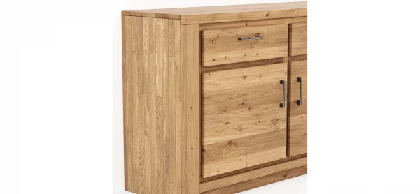 Sideboard Farmingdale - Eiche massiv, natur geölt – Bild 5