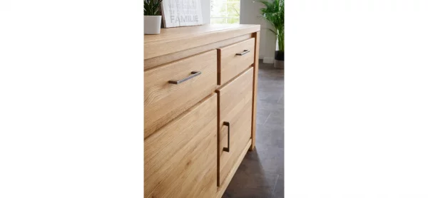Sideboard Farmingdale - Eiche massiv, natur geölt – Bild 6