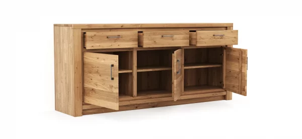 Sideboard Farmingdale - Eiche massiv, natur geölt – Bild 7