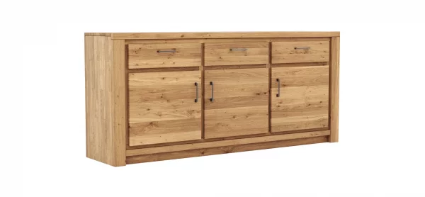 Sideboard Farmingdale - Eiche massiv, natur geölt