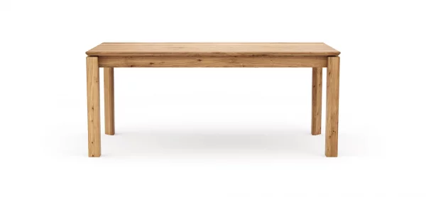 Esstisch Farmingdale - ausziehbar, Platte mit schräger Kante, LB ca. 180x90 cm, Eiche massiv, geölt – Bild 9