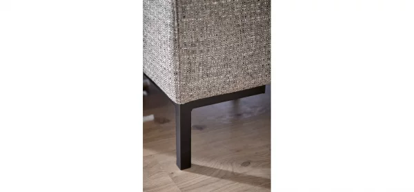 Sofa Hudson - 2,5-Sitzer inkl. Kopfteil verstellbar, Stoff, Hellgrau – Bild 6