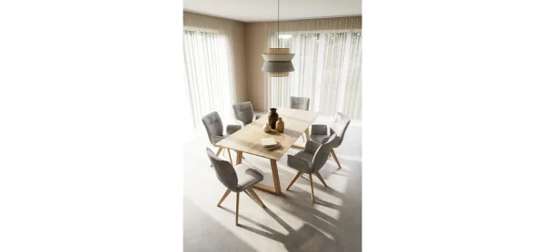 Stuhl Westmore - Stoff, Silberfarben – Bild 2