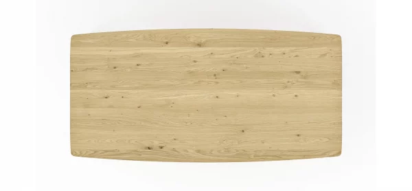 Esstisch Phoenix - LB ca. 100x200 cm, Eiche massiv, bianco geölt – Bild 5