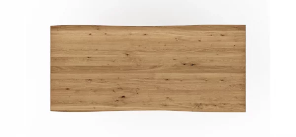 Esstisch Belfast - LB ca. 220x100 cm, Eiche massiv, mit Metalleinlage im Gestell – Bild 5