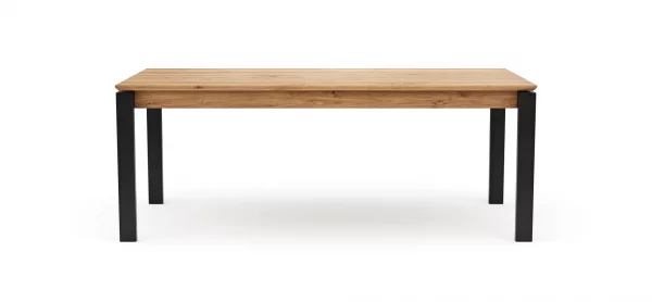 Esstisch Farmingdale - ausziehbar, mit Alubeschlag, LB ca. 200x100 cm, Eiche massiv, natur geölt – Bild 9
