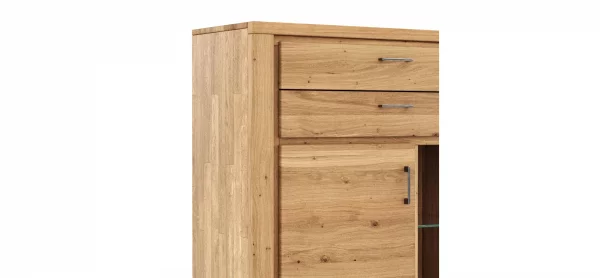 Highboard Farmingdale - Eiche massiv, natur geölt – Bild 5