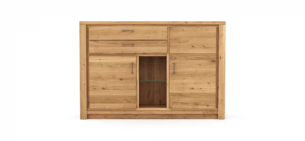 Highboard Farmingdale - Eiche massiv, natur geölt – Bild 7
