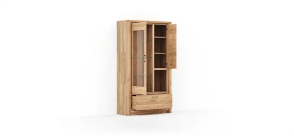 Vitrine Farmingdale - Eiche massiv, legno – Bild 7