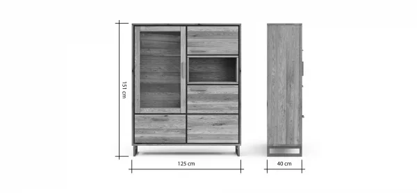 Wandboard Farmingdale - Eiche massiv, legno – Bild 10