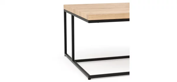 Couchtisch Farmingdale - LBH ca. 75x75x47 cm, Eiche massiv, legno – Bild 2