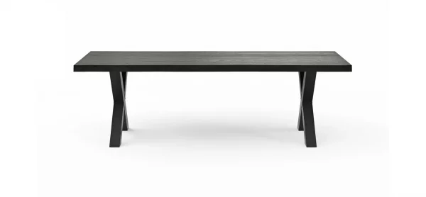 Esstisch Clifton - LB ca. 260x100 cm, Zerreiche massiv, Smoke – Bild 11