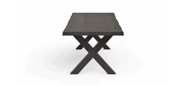 Esstisch Clifton - LB ca. 260x100 cm, Zerreiche massiv, Smoke – Bild 12