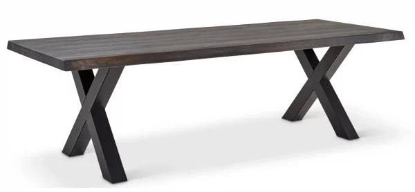 Esstisch Clifton - LB ca. 260x100 cm, Zerreiche massiv, Smoke – Bild 13
