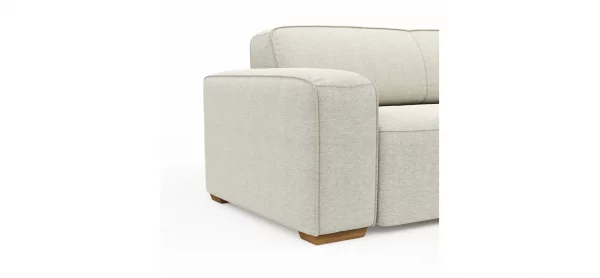 Sofa Denver - 3-Sitzer, Stoff, Natur – Bild 4