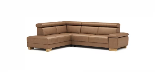 Ecksofa Philadelphia -  Ecke links, 2,5-Sitzer, Kopfteil verstellbar (manuell), Stoff, Braun – Bild 6