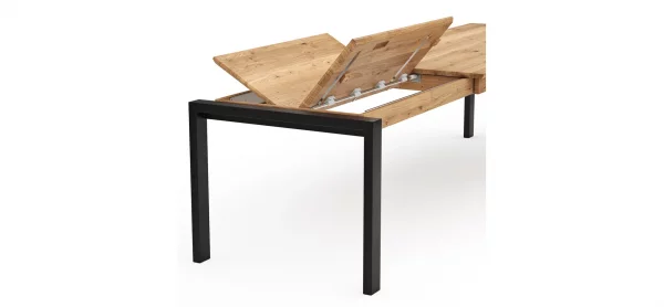 Esstisch Farmingdale - ausziehbar, LB ca. 200x90 cm, Eiche massiv, natur geölt – Bild 3