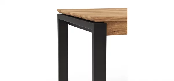 Esstisch Farmingdale - ausziehbar, LB ca. 200x90 cm, Eiche massiv, natur geölt – Bild 4
