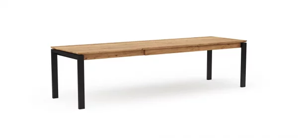 Esstisch Farmingdale - ausziehbar, LB ca. 200x90 cm, Eiche massiv, natur geölt – Bild 5