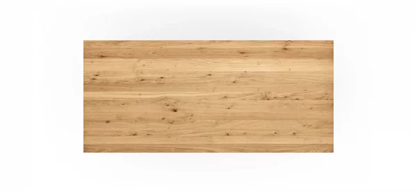 Esstisch Farmingdale - ausziehbar, Platte mit schräger Kante, LB ca. 200x90 cm, Eiche massiv, natur geölt – Bild 6