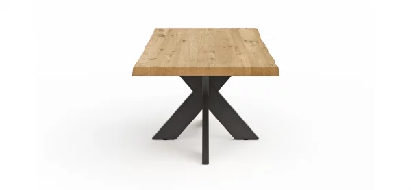 Esstisch Clifton - LB ca. 220x100 cm, Wildeiche massiv – Bild 7