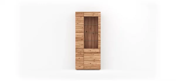 Vitrine Cartago Soft - Astbuche massiv, natur geölt – Bild 8