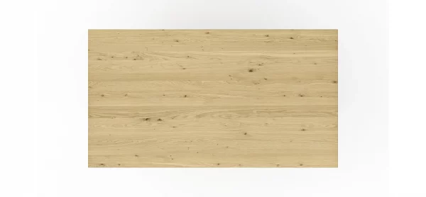 Esstisch Phoenix - LB ca. 180x100 cm, Eiche massiv, Bianco geölt – Bild 5