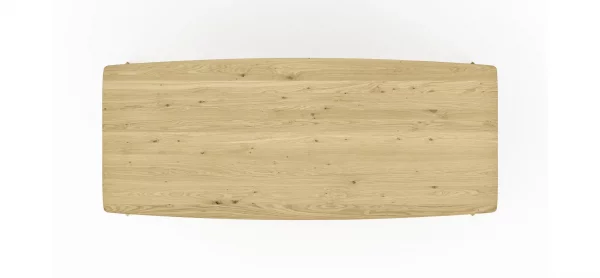 Esstisch Phoenix - LB ca. 240x100 cm, Eiche massiv, Bianco geölt – Bild 5