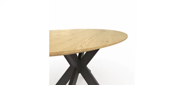 Esstisch Phoenix - LB ca. 200x110 cm, Eiche massiv, oval – Bild 3