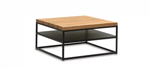 Couchtisch Farmingdale - LBH ca. 80x80x40 cm, Eiche massiv, natur geölt – Bild 8