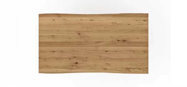 Esstisch Belfast - LB ca. 180x100 cm, Eiche massiv, mit Metalleinlage im Gestell – Bild 4