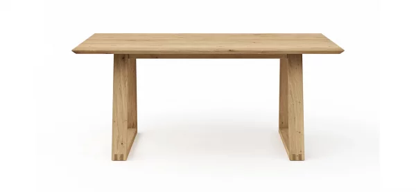 Esstisch Belfast - LB ca. 180x100 cm, Eiche massiv, Legno, Trapezgestell – Bild 5