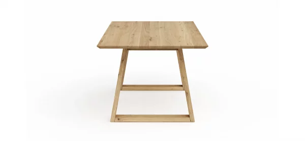 Esstisch Belfast - LB ca. 180x100 cm, Eiche massiv, Legno, Trapezgestell – Bild 6