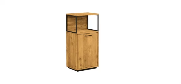 Vitrine Savannah - Wildeiche massiv, natur geölt
