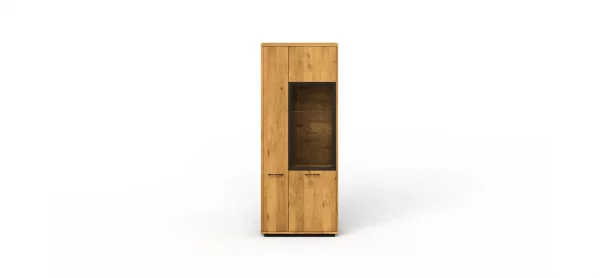 Vitrine Savannah - Wildeiche massiv, natur geölt – Bild 6