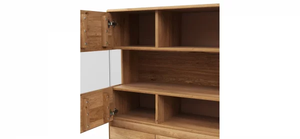 Highboard Hillsboro - Wildeiche natur, geölt – Bild 4