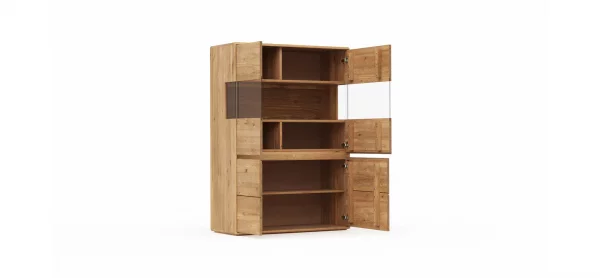 Highboard Hillsboro - Wildeiche natur, geölt – Bild 7