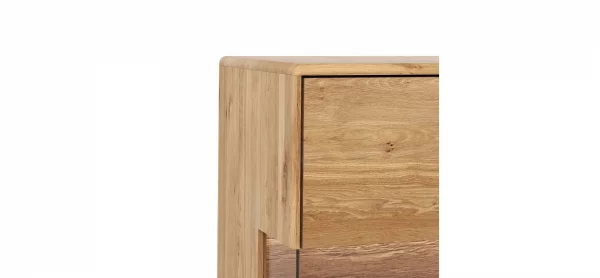 Highboard Hillsboro - inkl. Beleuchtung, Wildeiche natur, geölt – Bild 4