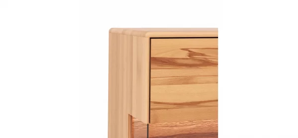 Highboard Hillsboro - inkl. Beleuchtung, Buche/Kernbuche natur, geölt – Bild 2