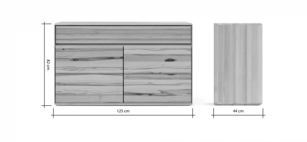 Sideboard Hillsboro - Buche/Kernbuche natur, geölt – Bild 8