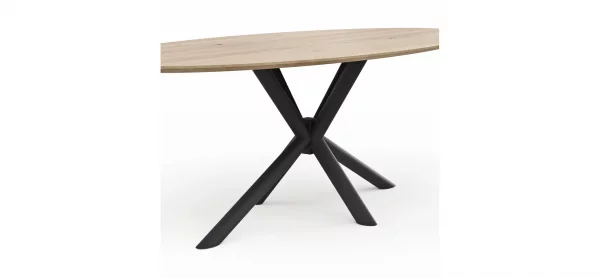 Esstisch Phoenix - LB ca. 240x110cm, Eiche, eco snow lackiert – Bild 3