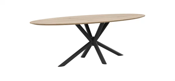 Esstisch Phoenix - LB ca. 240x110cm, Eiche, eco snow lackiert