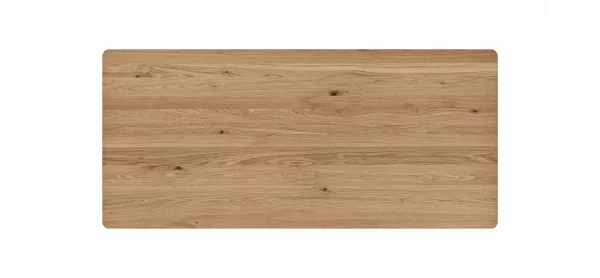 Esstisch Phoenix - LB ca. 220x100cm, Eiche geölt mit Epoxidharz dunkel – Bild 4