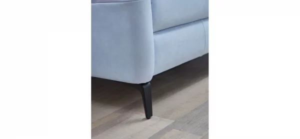 Sofa Mendoza - 2,5-Sitzer, Relaxfunktion (motorisch), Armlehne verstellbar, Leder, Eisblau – Bild 6