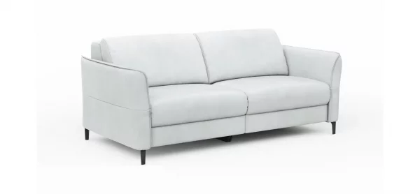 Sofa Mendoza - 2,5-Sitzer, Relaxfunktion (motorisch), Armlehne verstellbar, Leder, Eisblau – Bild 8