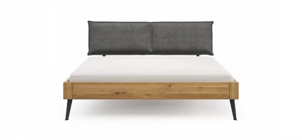 Bettgestell 1660 - Liegefläche ca. 180x200 cm, Wildeiche massiv, geölt – Bild 7