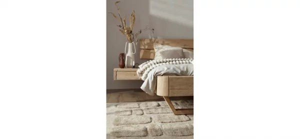 Nachttisch 1660 - Wildeiche bianco, sandgestrahlt – Bild 6
